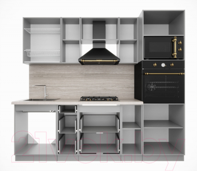 Кухонный гарнитур Интерлиния Мила Деко 2.4