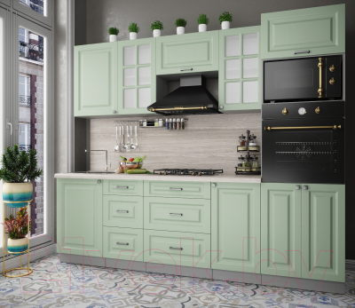 Кухонный гарнитур Интерлиния Мила Деко 2.5