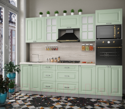 Кухонный гарнитур Интерлиния Мила Деко 2.6