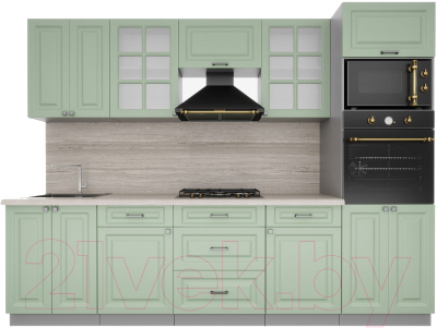 Кухонный гарнитур Интерлиния Мила Деко 2.8 - фото