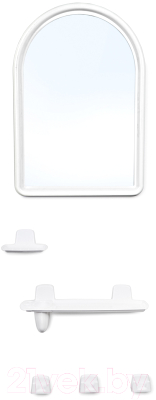 Комплект мебели для ванной Berossi 56 НВ 05601000 (белый) - фото