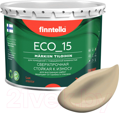 Краска Finntella Eco 15 Karamelli / F-10-1-3-FL068 - фото