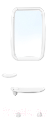 Комплект мебели для ванной Berossi Оптима НВ 06101000 (снежно-белый) - фото
