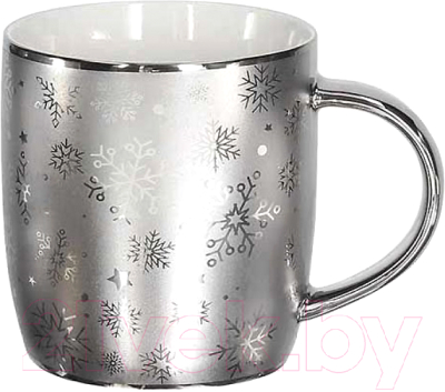 Кружка Tognana Natale All Silver Снежинки / NT01487M107-1 - фото