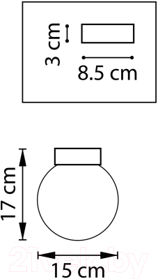 Потолочный светильник Lightstar Globo 812011 (MX8131-1B-S)