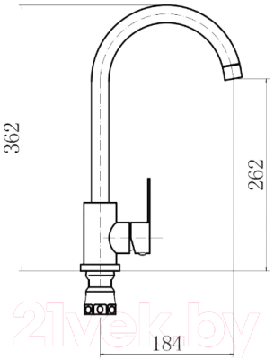 Смеситель Potato P40303S