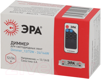 Диммер для светодиодной ленты ЭРА Dimmer_12/72W - 24/144W / Б0043441