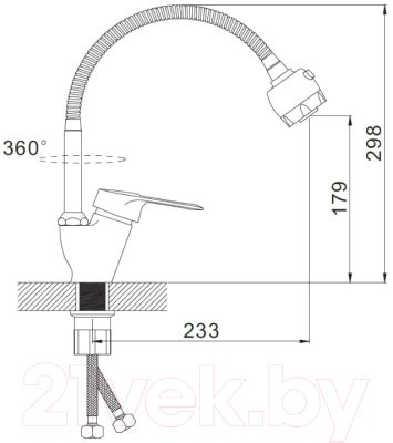 Смеситель Эверест B58-026