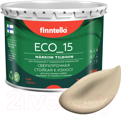 Краска Finntella Eco 15 Toffee / F-10-1-3-FL069 - фото