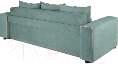 Диван KRONES Цезарь 4 (велюр зеленый/бежевый)