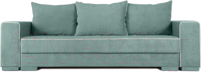 Диван KRONES Цезарь 4 (велюр зеленый/бежевый)