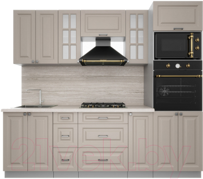 Готовая кухня Интерлиния Мила Деко 2.4 - фото