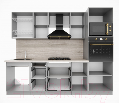 Кухонный гарнитур Интерлиния Мила Деко 2.6