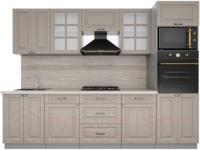 Кухонный гарнитур Интерлиния Мила Деко 2.8 - фото