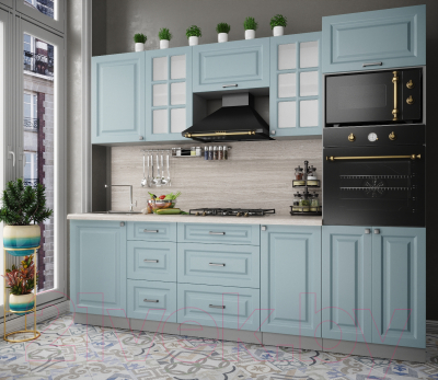 Кухонный гарнитур Интерлиния Мила Деко 2.5