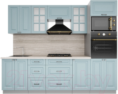 Кухонный гарнитур Интерлиния Мила Деко 2.6 - фото