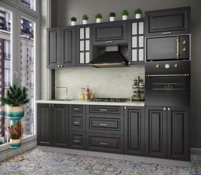 Кухонный гарнитур Интерлиния Мила Деко 2.4