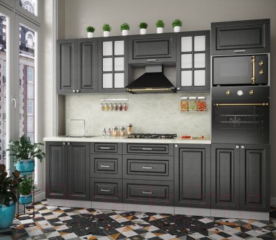 Кухонный гарнитур Интерлиния Мила Деко 2.6