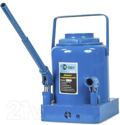 Бутылочный домкрат TOR ДГ-100 г/п 100т / 105100 - фото