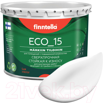 Краска Finntella Eco 15 White / F-10-1-3-White - фото