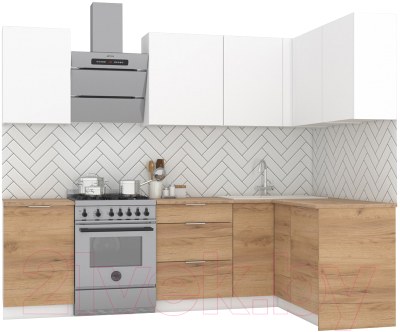 Готовая кухня Интермебель Микс Топ-22 2x1.42м правая - фото