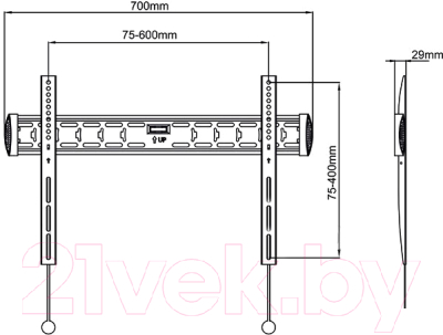 Кронштейн для телевизора Onkron FM6