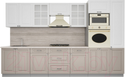 Кухонный гарнитур Интерлиния Мила Деко 3.4 - фото