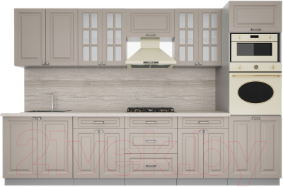 Кухонный гарнитур Интерлиния Мила Деко 3.2 - фото