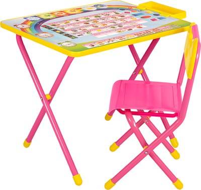 Комплект мебели с детским столом Дэми №1 Алфавит / АР.1 - фото