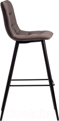 Стул барный Tetchair Chilly ткань/металл 50x44x104 (темно-серый/черный)