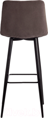 Стул барный Tetchair Chilly ткань/металл 50x44x104 (темно-серый/черный)