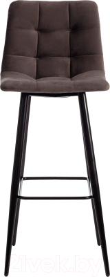 Стул барный Tetchair Chilly ткань/металл 50x44x104 (темно-серый/черный)