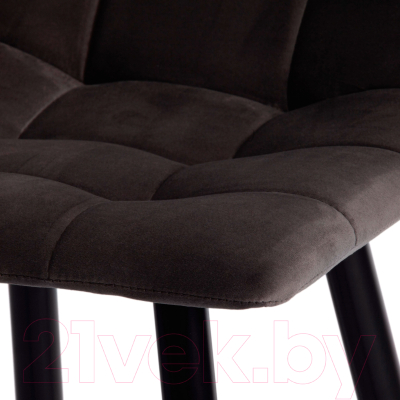 Стул барный Tetchair Chilly ткань/металл 50x44x104 (темно-серый/черный)