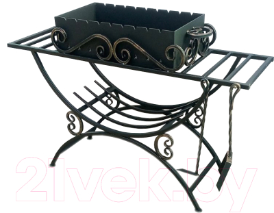 Мангал СтальСнабДизайн МК-4 Лодочка-1 - фото