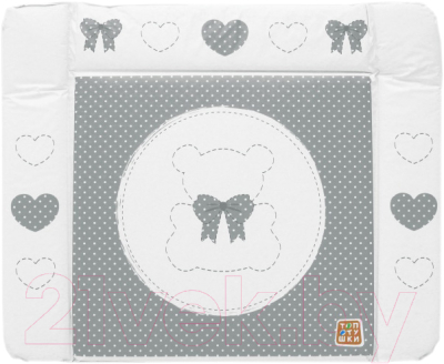 Пеленальный матрас Топотушки Мой любимый мишка 79x46 - фото