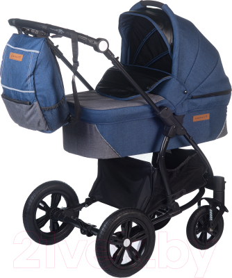 Детская универсальная коляска Babyhit Tribute 2 / BS302 (джинс) - фото