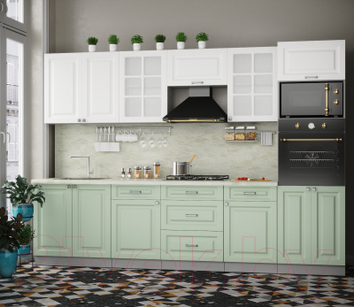 Кухонный гарнитур Интерлиния Мила Деко 3.0