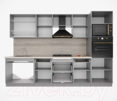 Кухонный гарнитур Интерлиния Мила Деко 3.0