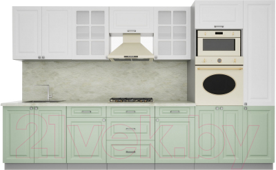 Кухонный гарнитур Интерлиния Мила Деко 3.4 - фото
