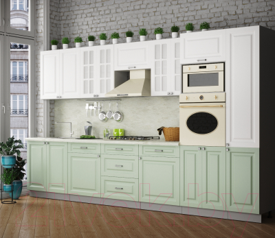 Кухонный гарнитур Интерлиния Мила Деко 3.6