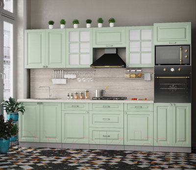 Кухонный гарнитур Интерлиния Мила Деко 3.0