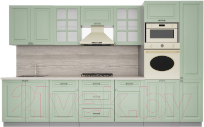 Кухонный гарнитур Интерлиния Мила Деко 3.4 - фото
