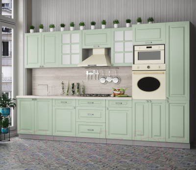 Кухонный гарнитур Интерлиния Мила Деко 3.4