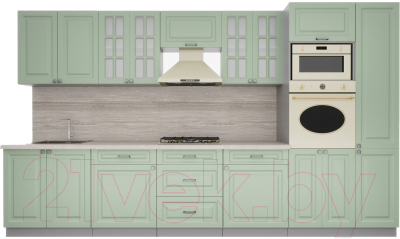 Кухонный гарнитур Интерлиния Мила Деко 3.6 - фото