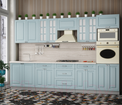 Кухонный гарнитур Интерлиния Мила Деко 3.2