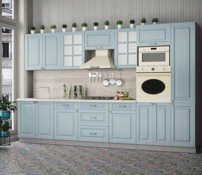 Кухонный гарнитур Интерлиния Мила Деко 3.4