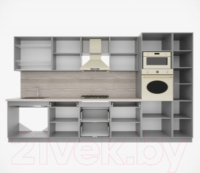 Кухонный гарнитур Интерлиния Мила Деко 3.6