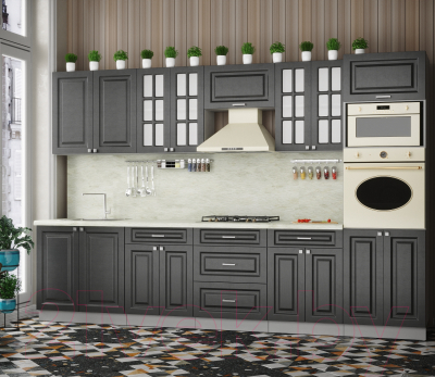 Кухонный гарнитур Интерлиния Мила Деко 3.2