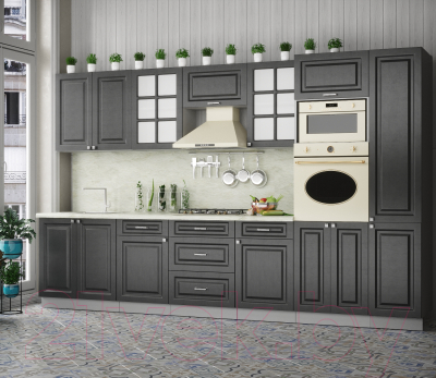 Кухонный гарнитур Интерлиния Мила Деко 3.4