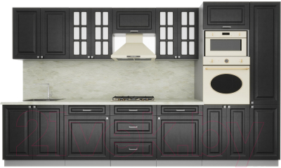 Кухонный гарнитур Интерлиния Мила Деко 3.6 - фото